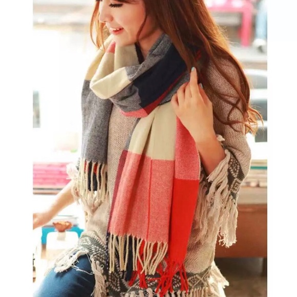 Accessories - Winter Sale NEW Plaid, Warm Soft Scarf/Shawl